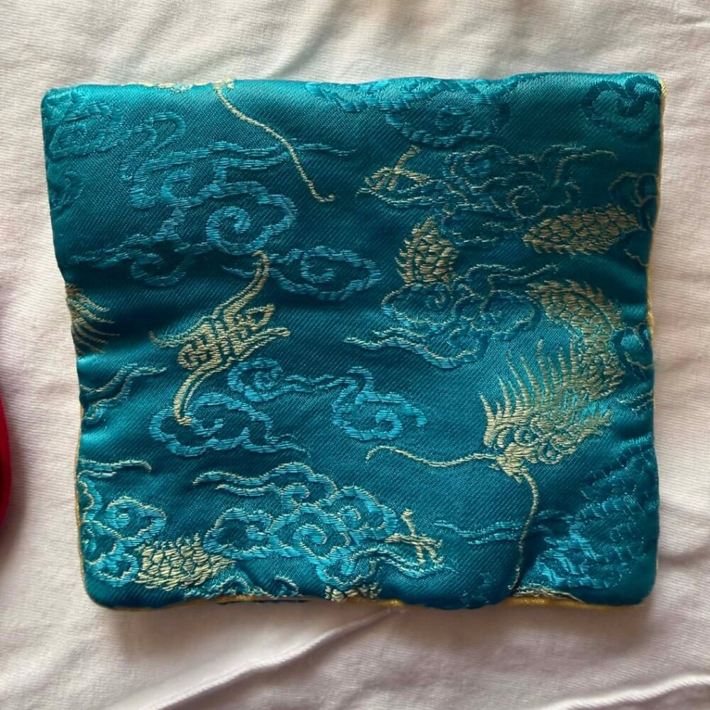 🔵 Chinese Brocade Silk Pouches - Picture 7 of 9